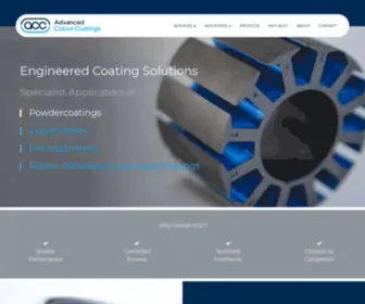 Accoatings.co.uk(Powder Coating Specialists Birmingham) Screenshot