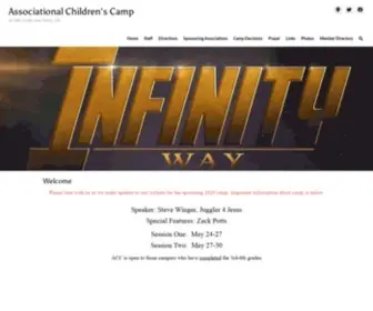Accok.org(Associational Children's Camp of Oklahoma) Screenshot