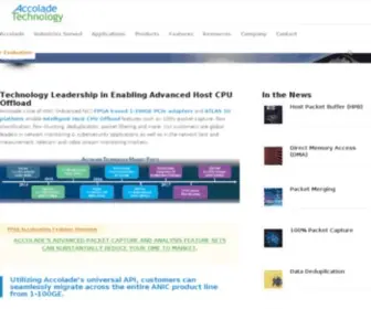 Accoladetechnology.com(Eliminate CPU bottlenecks) Screenshot