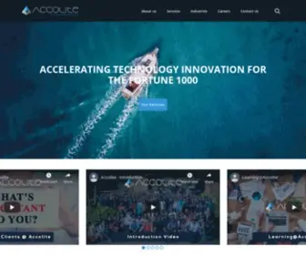 Accolite.com(Driving Digital Transformation with Co) Screenshot