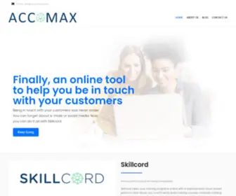 Accomax.com(Business and corporate) Screenshot