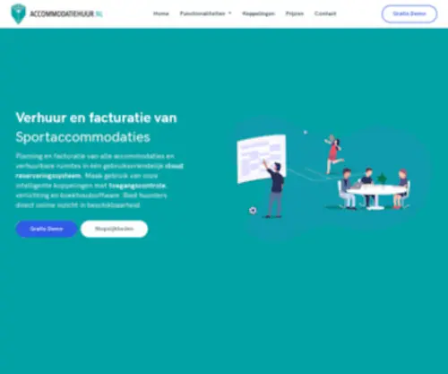 Accommodatiehuur.nl(Online reserveringssysteem verhuur) Screenshot