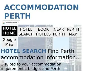 Accommodationperth.info(Cheap Hotels Perth WA) Screenshot