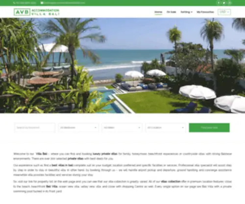 Accommodationvillabali.com(Villa Bali) Screenshot