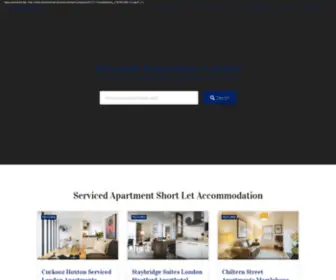 Accommotel.com(Serviced Apartments London Hotels and Furnished Apartments) Screenshot