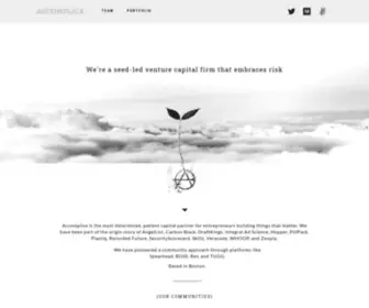 Accomplice.co(We are a seed) Screenshot