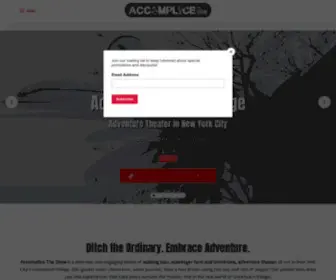 Accomplicetheshow.com(Accomplicetheshow) Screenshot
