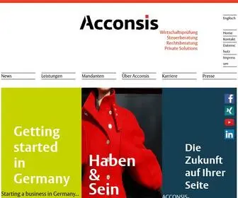 Acconsis.de(Steuerberatung) Screenshot