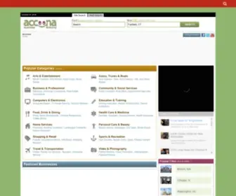 Accoona.com(Local Online Business Directory & Yellow Pages) Screenshot
