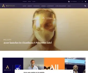 Accor.net(World-leading hotel group in hospitality) Screenshot