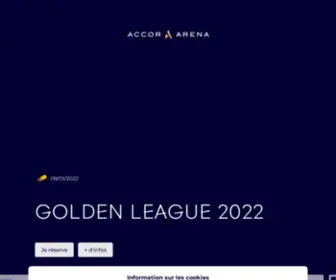 Accorarena.com(Accor Arena) Screenshot