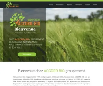 Accord-Bio.fr(Accueil) Screenshot