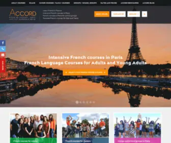 Accord-Langues.com(Learn French in France) Screenshot