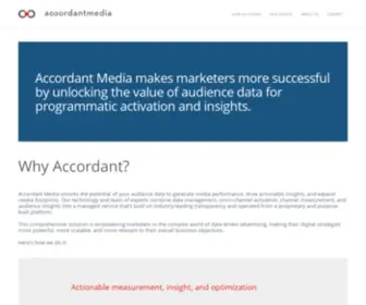 Accordantmedia.com(Programmatic Media Specialists) Screenshot