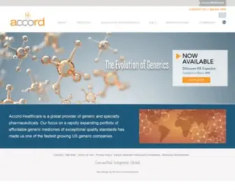 Accordhealthcare.us(Accord Healthcare) Screenshot