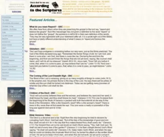 Accordingtothescriptures.org(Religion & Christianity) Screenshot