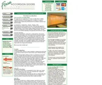 Accordion-Door.com(Interior Accordion Folding Doors & Wall) Screenshot