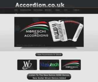 Accordion.co.uk(Accordion Specialist Shop and Repair) Screenshot