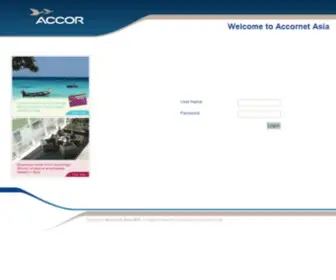 Accornet.com(Accor) Screenshot