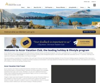 Accorvacationclub.com.au(A�c�c�o�r� �V�a�c�a�t�i�o�n� �C�l�u�b� �H�o�l�i�d�a�y� �L�i�f�e�s�t�y�l�e� �P�r�o�g�r�a�m) Screenshot
