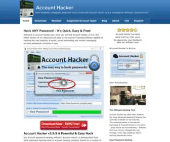 Account-Hacker.com(Hack email passwords) Screenshot