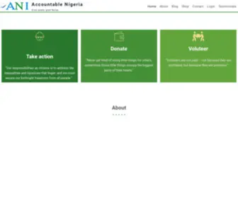 Accountablenigeria.org(ACCOUNTABLE NIGERIA) Screenshot