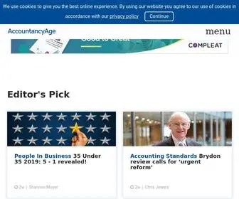 Accountancyage.com(Accountancy Age) Screenshot