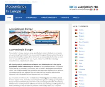 Accountancyineurope.com(Accounting In Europe) Screenshot