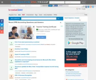 Accountantanswer.com(IFRS / US GAAP Accounting community forum) Screenshot