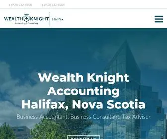 Accountanthalifax.net(Accountant Halifax by Wealth Knight®) Screenshot