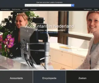 Accountantindex.nl(Accountant in Nederland) Screenshot