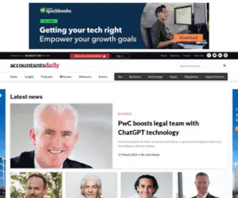 Accountantsdaily.com.au(Accountants Daily) Screenshot