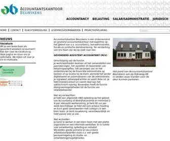 Accountantskantoorbeurskens.nl(Accountantskantoorbeurskens) Screenshot