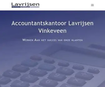 Accountantskantoorlavrijsen.nl(Accountantskantoor Lavrijsen Vinkeveen) Screenshot