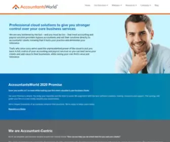 Accountantsworld.com(Cloud Software for Accountants) Screenshot