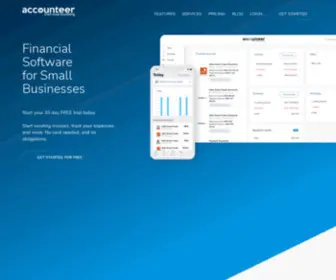 Accounteer.com(Taking control of the numbers that matter) Screenshot