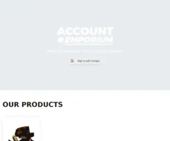 Accountemporium.com(Accountemporium) Screenshot