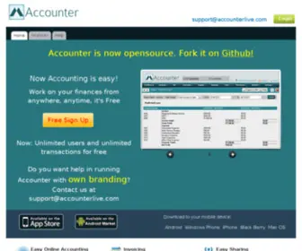 Accounterlive.com(Free Online Accounting Software) Screenshot