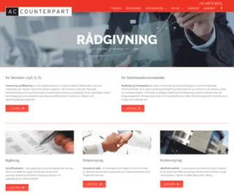 Accounterpart.dk(Forside) Screenshot