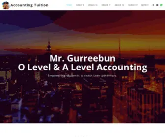 Accounting-Tuition.com(Accounting Tuition) Screenshot