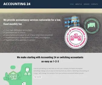 Accounting24.co.uk(Accounting 24) Screenshot