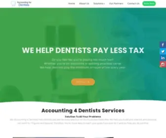 Accounting4Dentists.ca(Accounting 4 Dentists) Screenshot