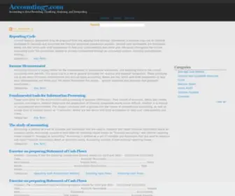 Accounting7.com(Accounting is about Recording) Screenshot