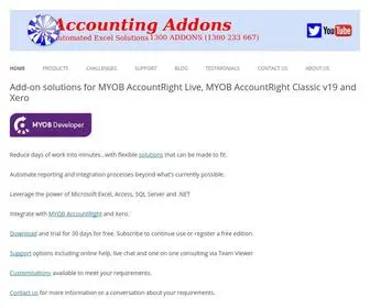 Accountingaddons.com.au(Accounting Addons) Screenshot