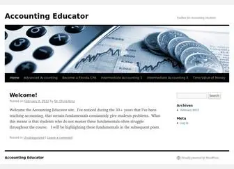 Accountingeducator.com(Accounting Educator) Screenshot