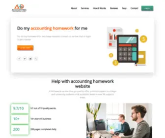 Accountinghomeworkdoer.com(Pay someone to Do my accounting homework) Screenshot