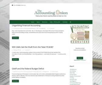 Accountingonion.com(Peeling away financial reporting issues one layer at a time) Screenshot