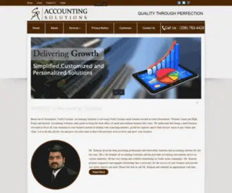 Accountingsolutionsnc.com(Accounting Solutions NC) Screenshot