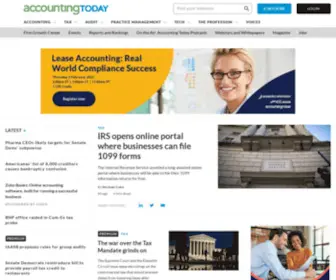 Accountingtoday.com(Accounting Today) Screenshot