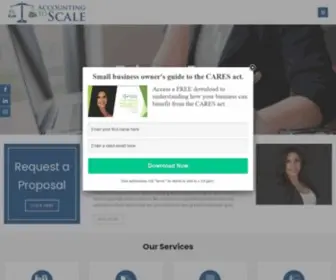 Accountingtoscale.com(Accounting to Scale) Screenshot